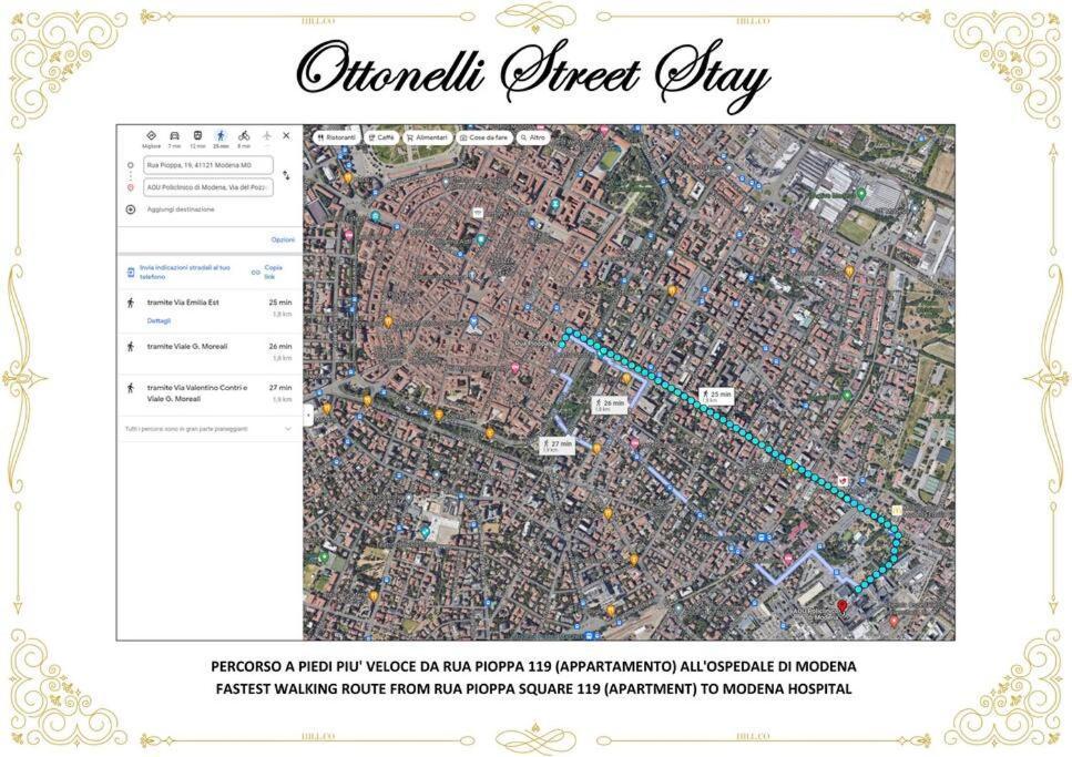Ottonelli Street Stay- Wifi Fibra Free Tra Storchi & Centro Storico Módena Exterior foto