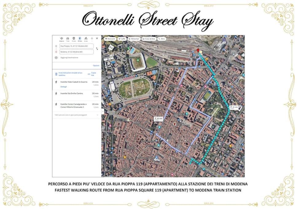 Ottonelli Street Stay- Wifi Fibra Free Tra Storchi & Centro Storico Módena Exterior foto