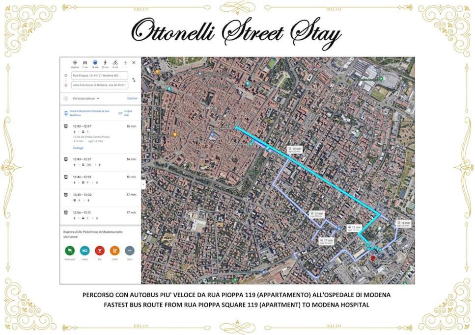 Ottonelli Street Stay- Wifi Fibra Free Tra Storchi & Centro Storico Módena Exterior foto